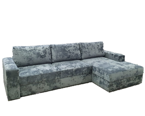 Угловой диван Бруно-2 с оттоманкой от мебельной фабрики Бархат