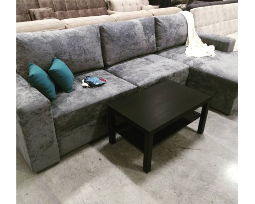 Угловой диван Бруно-2 с оттоманкой от мебельной фабрики Бархат