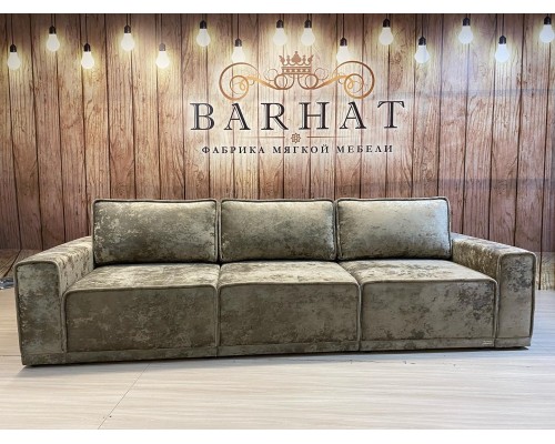 Прямой диван Марко с доп. секцией от мебельной фабрики Бархат