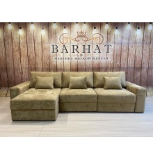 Угловой диван Мэдисон с оттоманкой от мебельной фабрики Бархат