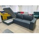 Угловой диван Плаза с оттоманкой от мебельной фабрики Бархат