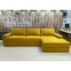 Угловой диван Плаза с оттоманкой от мебельной фабрики Бархат