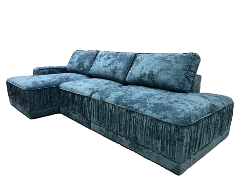 Угловой диван Асти с оттоманкой от мебельной фабрики Бархат