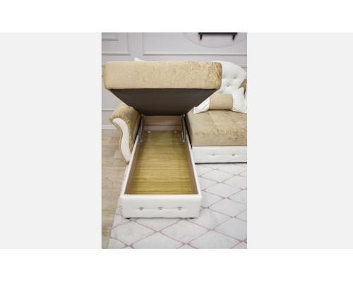 Угловой диван Венеция-3 с оттоманкой от мебельной фабрики Юляна