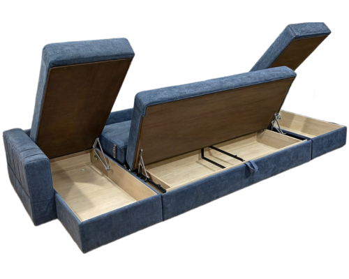Угловой диван Диван Полино модульный от мебельной фабрики Миндаль