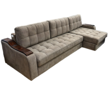 Угловой диван Лотта с оттоманкой от мебельной фабрики Миндаль