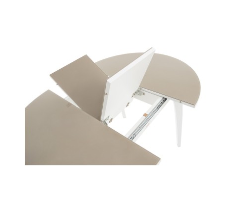 Стол в стиле модерн Ривьера Круг от фабрики ДМФ Аврора с раскладным механизмом