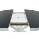 Стол в стиле модерн Оскар Круг от фабрики ДМФ Аврора с раскладным механизмом