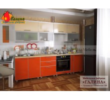 Набор кухонной мебели КП-58-2310, пластиковые фасады, длина 260, от фабрики Галина