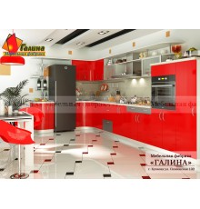 Набор кухонной мебели КП-88-2339, пластиковые фасады, длина 217, от фабрики Галина