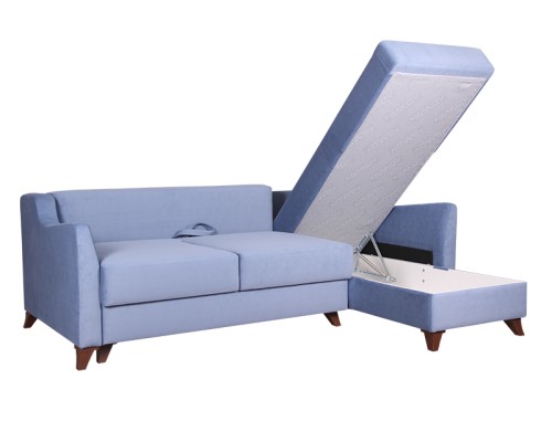 Угловой диван Люкс-4 с оттоманкой от мебельной фабрики Краков